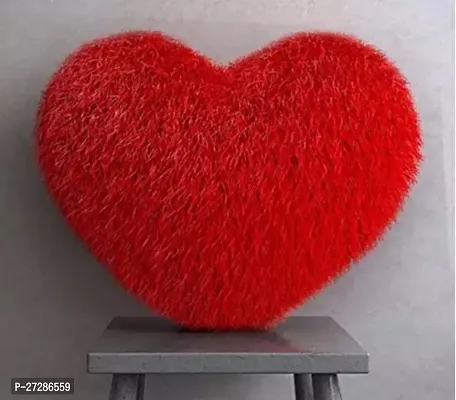 Beautiful Love Heart Shape Soft Plush Cushion Pillow In Red Colour Size 32 Cm Pack Of 01 Gift For Birthday Return Gifts