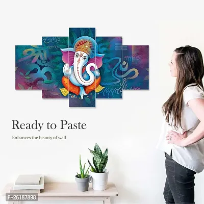 Designer Multicoloured Wood Wall Stickers-thumb5