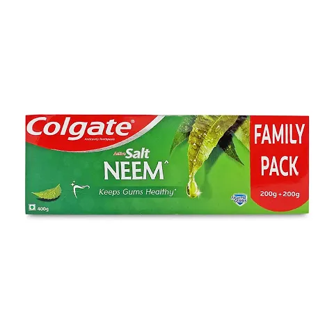Colgate Active Salt Neem Toothpaste-400G (Family Pack)