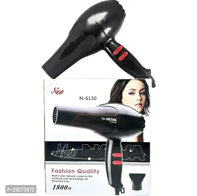 Professional Stylish Hot and Cold Hair Dryer 1800 Watts with Nozzle with 2 Speed Setting-thumb0