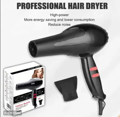 Foldable 1800 Watts Hair Dryer With Heat  Cool Setting And Detachable Nozzle