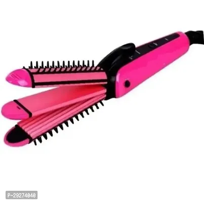 New 3 in 1 Multifunctional Hair straightener Curler Combo (Pack of 1) 3in1 Exclusive-thumb0