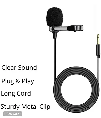 Best Pro Professional Collar Mic for You Tube Grade Lavalier Microphone Easy Clip on System Shy; Perfect for Recording Voice/video Conference/podcast