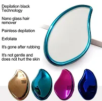 Crystal Hair remover - Reusable and Washable, Painless Exfoliation Hair Removal Tool for Unisex Arms, Legs and Back (Pack of 1, Multicolor)-thumb2