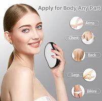 Crystal Hair Eraser for Women and Men, Magic Hair Eraser Crystal Hair Remover, Painless Exfoliation Hair Removal Tool for Arms Legs Back - Fast  Easy, Reusable  Washable, Portable Epilator-thumb2