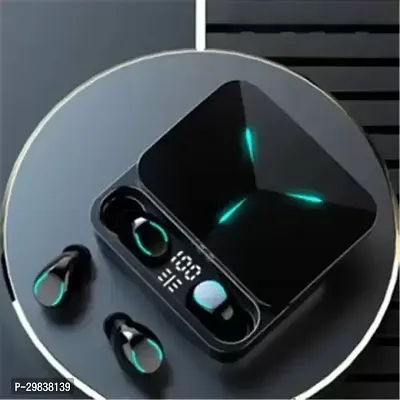 Modern Black Waterproof Built-in Mic Earbuds with Smart LED Display-thumb2