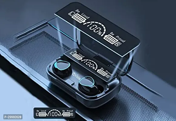 Modern Bluetooth Wireless Earbuds With Microphone-thumb0