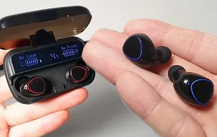 Modern Bluetooth Wireless Earbuds With Microphone-thumb1