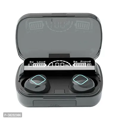 Portable LED Digital Display Bluetooth Earbuds With Microphone-thumb0