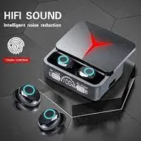 Portable LED Digital Display Bluetooth Earbuds With Microphone-thumb1