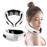 Multifunctional Neck Massager Relax Device with 2 Electrode Pads Household Medical#(pack of 1)-thumb3