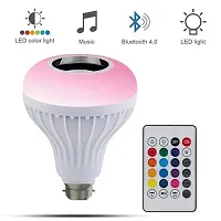 Led Light Bulb Speaker with Remote Control Compatible All Bluetooth Devices#(pack of 1)-thumb2