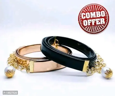 Stylish Waist Belt Combo Of 2 For Women-thumb0