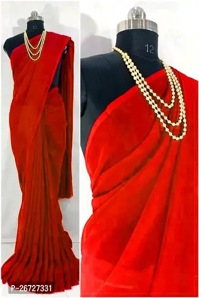 Classic Georgette Saree with Blouse piece for Women-thumb0