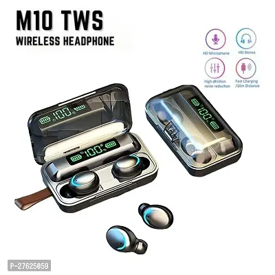 TWS M10 Bluetooth Truly Wireless in Ear Earbuds with Mic in-Built Gaming Mode Bluetooth Headset