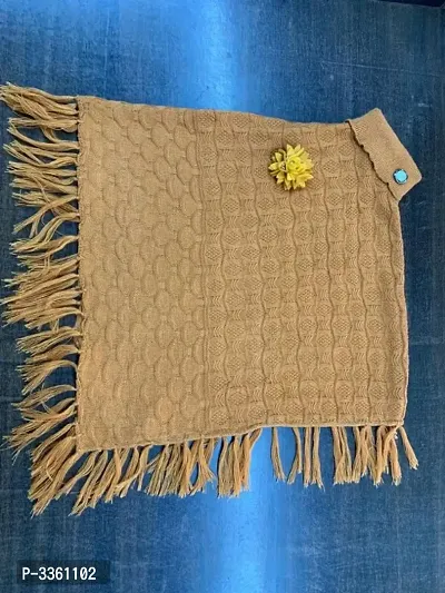Women's Durable Woolen Ponchu