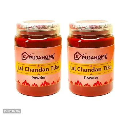 Lal Chandan Tika Powder Chandan Powder For Religious Pooja And Tilak- 100 G Each, Pack Of 2