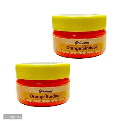 Pure Hanuman Ji Orange Sindoor - 100 G Each, Pack Of 2