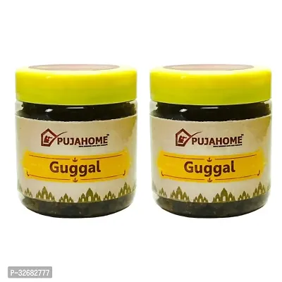 Commiphora Guggal For Puja Dhoop Dhuni Or Hawan -80 G Each, Pack Of 2