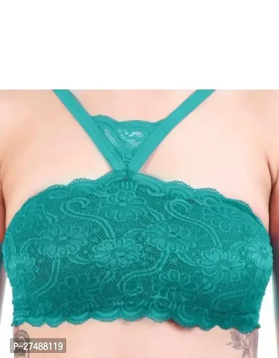 Stylish Green Net Everyday Bras For Women-thumb0