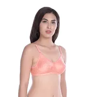 Panther  Printed Non-Padded Full Coverage Wirefree T-Shirt Everyday Cotton Silk Bra-thumb4