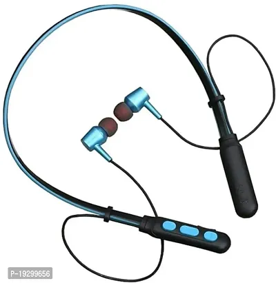 Stylish Headphones Blue In-ear  Bluetooth Wireless-thumb0