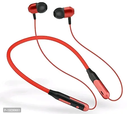 Stylish Headphones Red In-ear  Bluetooth Wireless