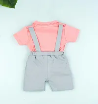 Pink Santino Dungree Party Dress Clothing Sets-thumb1