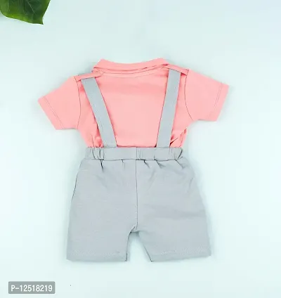 Pink Santino Dungree Party Dress Clothing Sets-thumb2