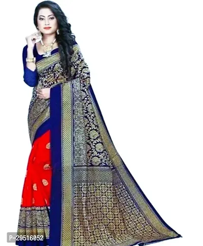 Stylish Georgette Printed Saree with Blouse Piece