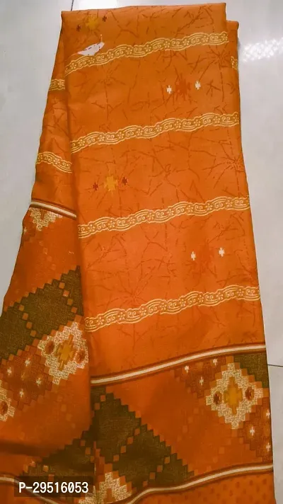 Stylish Georgette Printed Saree with Blouse Piece-thumb0