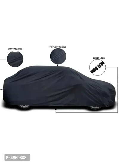 Essential Black Polyester Dust And Waterproof Car Body Cover For Maruti Suzuki A-Star-thumb3