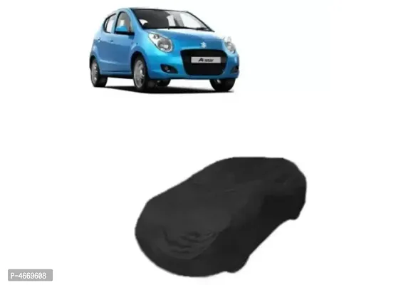 Essential Black Polyester Dust And Waterproof Car Body Cover For Maruti Suzuki A-Star-thumb0