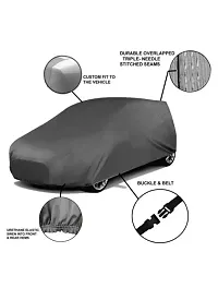 Essential Grey Polyester Dust And Waterproof Car Body Cover For Nissan Sunny-thumb2