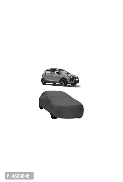 Essential Grey Polyester Dust And Waterproof Car Body Cover For Maruti Suzuki Celerio-thumb0