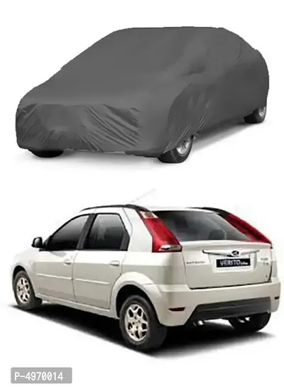 Car Body Cover For Mahindra Verito Vibe Dust  Water Proof Color Grey-thumb0