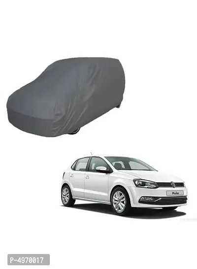 Car Body Cover For Volkswagen Polo GT Dust & Water Proof Color Grey-thumb0