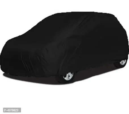 Car Body Cover For Tata Indica Dust & Water Proof Color Black-thumb2