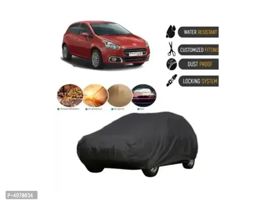Car Body Cover For Fait Punto Dust & Water Proof Color Black