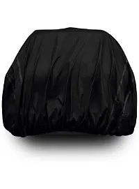 Car Body Cover For Deewoo Matiz Dust & Water Proof Color Black (With Side Mirror)-thumb2