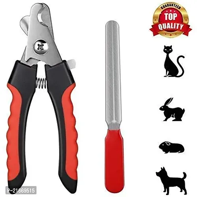 Fondle Flea Comb and Nail Cutter for Dogs and Cats, Remove Fleas from Hair, Tangles and Matting, Flexible Coated Bristle Tips Small to Large Breeds Dog - Grooming Combo-thumb4