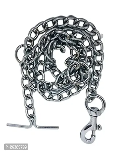Fondle Heavy Weight Stainless Steel Long Chain for Very Heavy Dog Breeds Animals Silver (L - 60 inch) Chain-thumb0