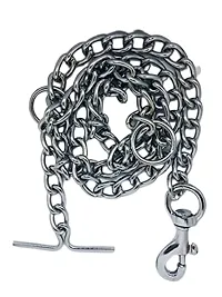 Fondle Heavy Weight Stainless Steel Long Chain for Very Heavy Dog Breeds Animals Silver (L - 60 inch) Chain-thumb1