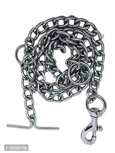 Fondle Heavy Weight Stainless Steel Long Chain for Very Heavy Dog Breeds Animals Silver (L - 60 inch) Chain-thumb2