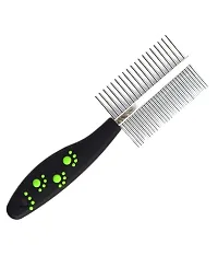 Dog Double sided Comb paw printed and Nail cutter with filler, for small medium and large dog-thumb1