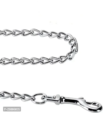 Fondle Dog Chain Metal Long Chain for Small Dogs, Cats Silver Chain with Hook 5 Feet-thumb3