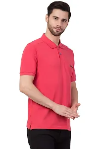 Corsair Men's Regular Fit Shoulder Down Design Collar Neck Ultra Cotton Half Sleeve Polo T Shirts Plus to 5XL-thumb3