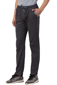 Corsair Men's Super Cotton Regular Fit Plain Track Pants with Pockets (Black, Grey, Navy)-thumb3