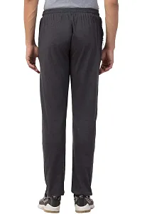 Corsair Men's Super Cotton Regular Fit Plain Track Pants with Pockets (Black, Grey, Navy)-thumb1