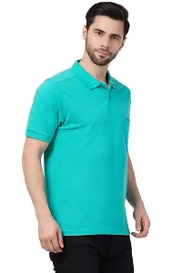 Corsair Men's Regular Fit Polo T-Shirt (HS1152U_Green_Medium)-thumb2